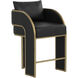 Baz 37 inch Napa Black Counter Stool